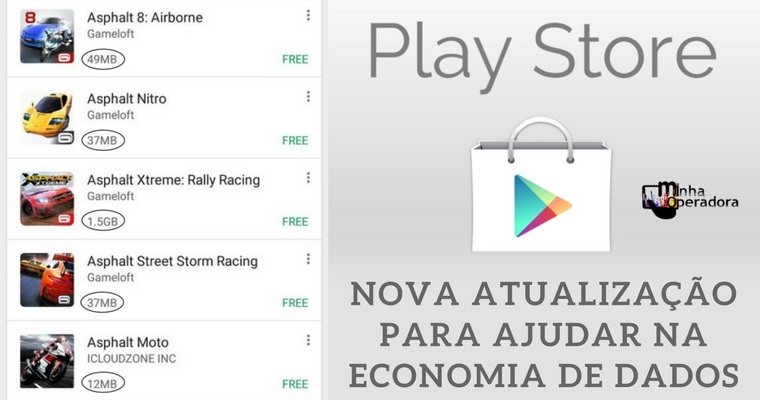 Play Store tem nova atualização para ajudar na economia de dados