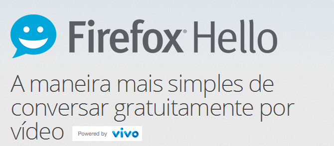 Firefox Hello parceria com a Telefônica Vivo
