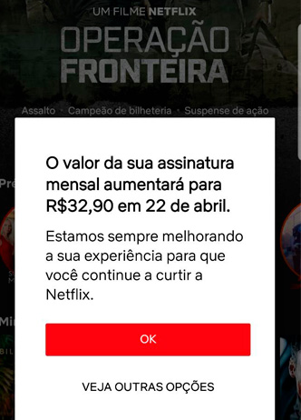 Cláusulas de aumento de preço para Netflix e Spotify são ineficazes