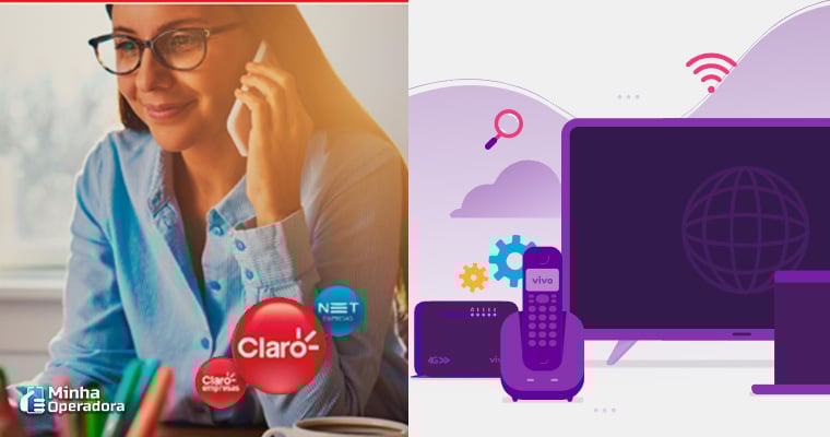 Banner da Claro e Vivo