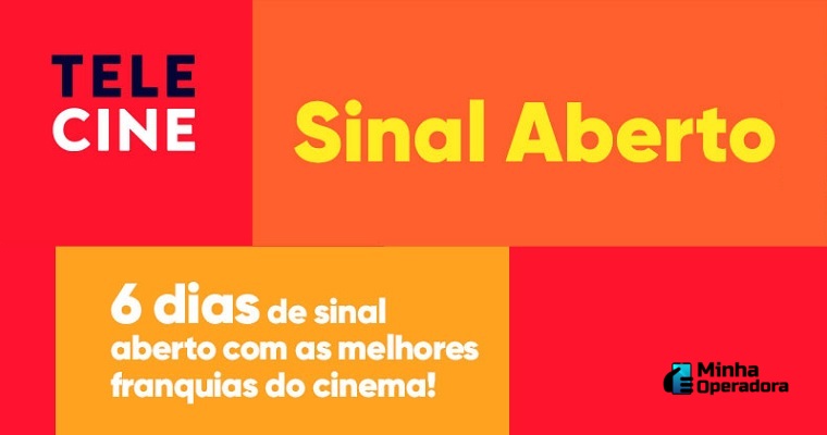 sinal aberto dos canais Telecine na Claro net tv