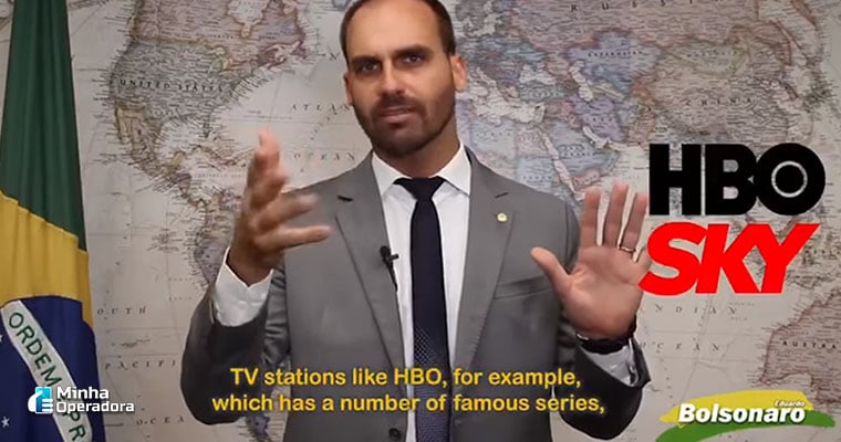 Eduardo Bolsonaro em vídeo