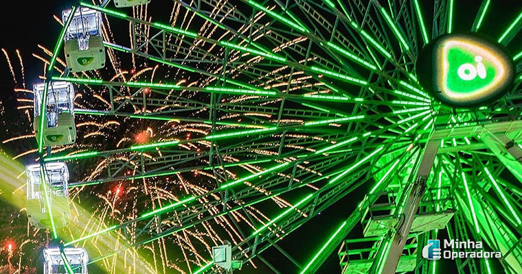 Divulgação da Oi nas redes sociais