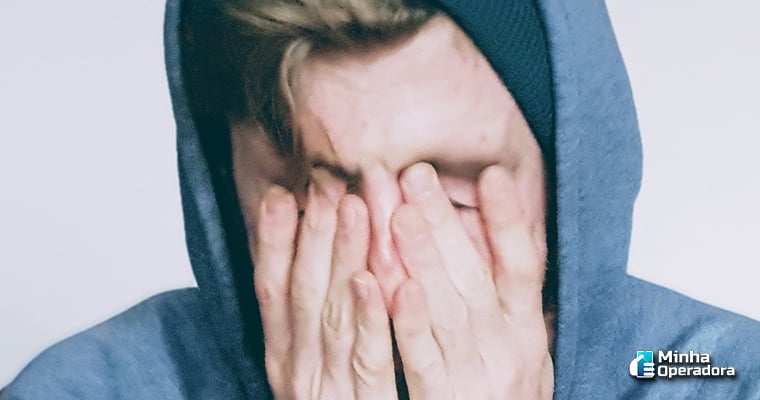 Ilustração - Homem frustrado