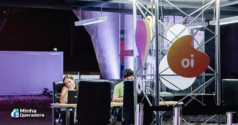 Divulgação da Oi nas redes sociais