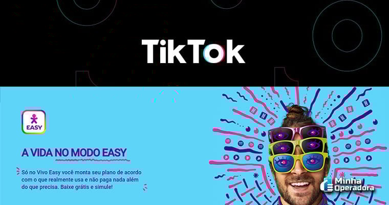 Divulgações TikTok e Vivo