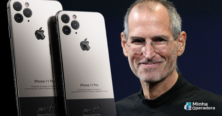 iPhone de luxo em homenagem a Steve Jobs