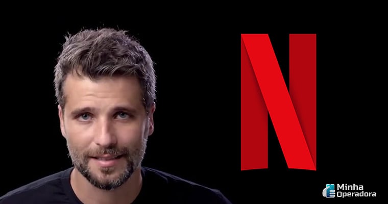 Ilustração Netflix e Bruno Gagliasso