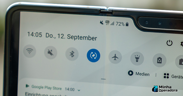 Imagem: Smartphone com 5G