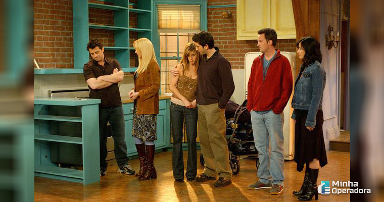 Cena da série Friends