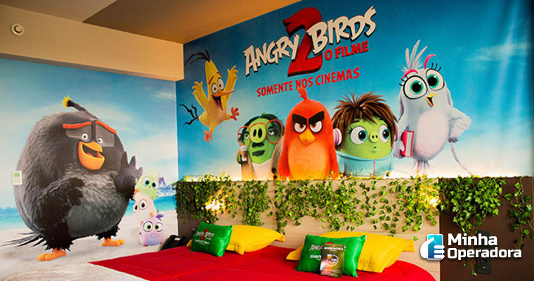 Vivo hospedará clientes em quarto de Angry Birds