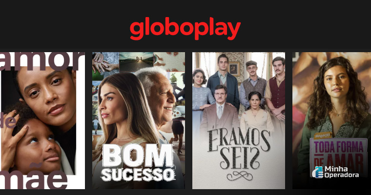 Interface do Globoplay