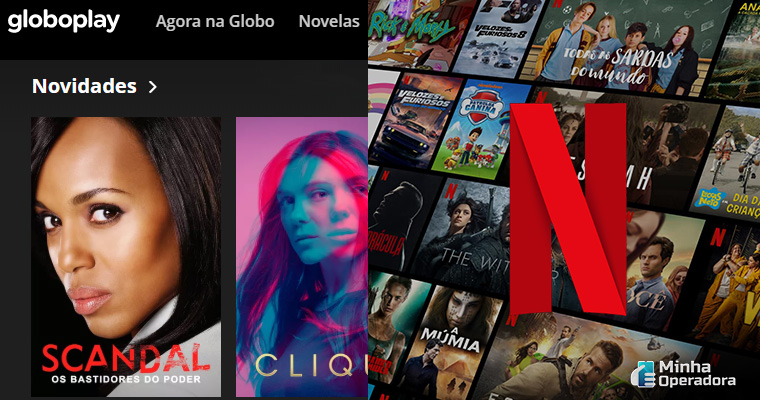 Divulgação Globo e Netflix