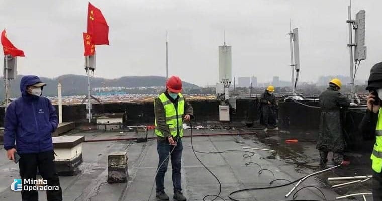 Construção da Huawei