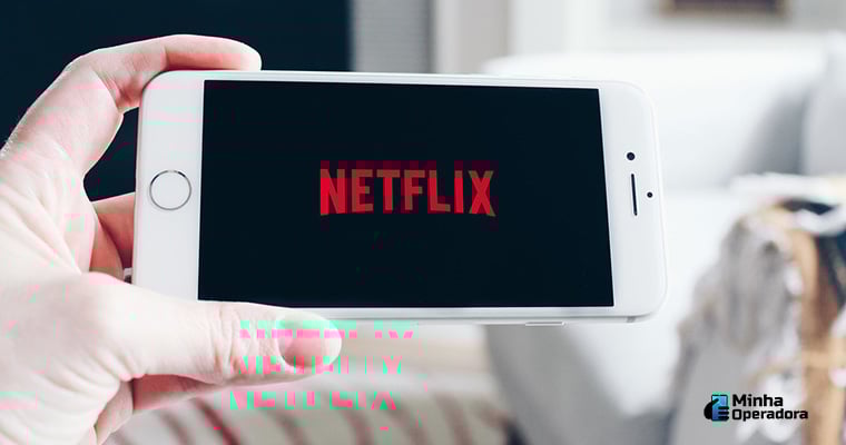 Smartphone com Netflix