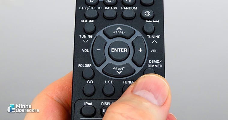 Ilustração controle remoto