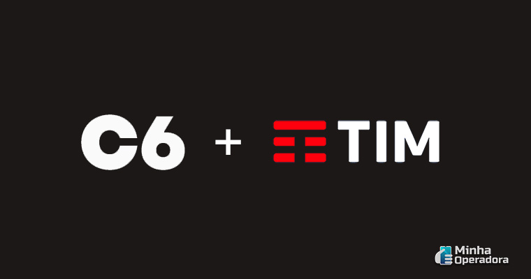 Logotipos C6 e TIM