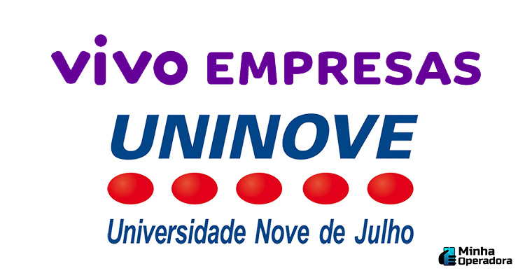 Logotipo Vivo e UNINOVE