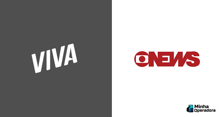 Logotipo Viva e GloboNews