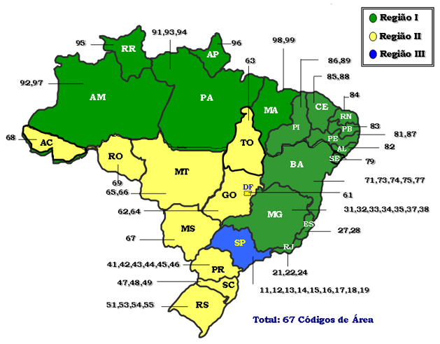 Por que os DDDs não terminam com zero?