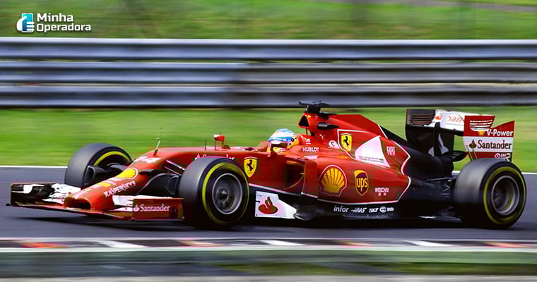 Fórmula 1, ilustração.