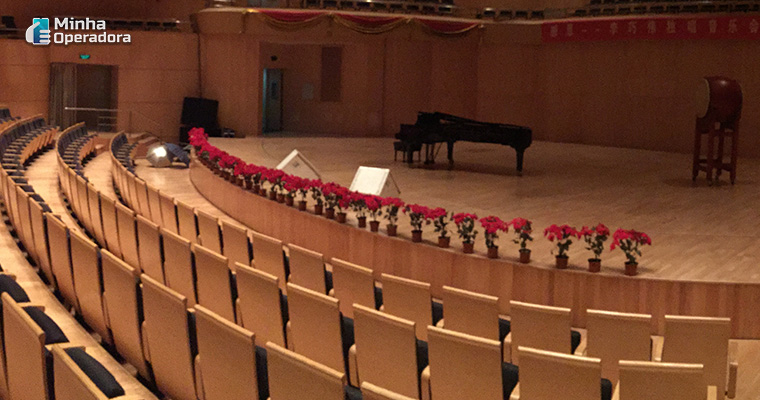 Sala de teatro - Ilustração