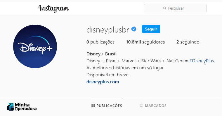 Instagram do Disney+