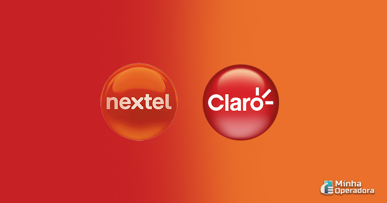 Logotipos Claro e Nextel
