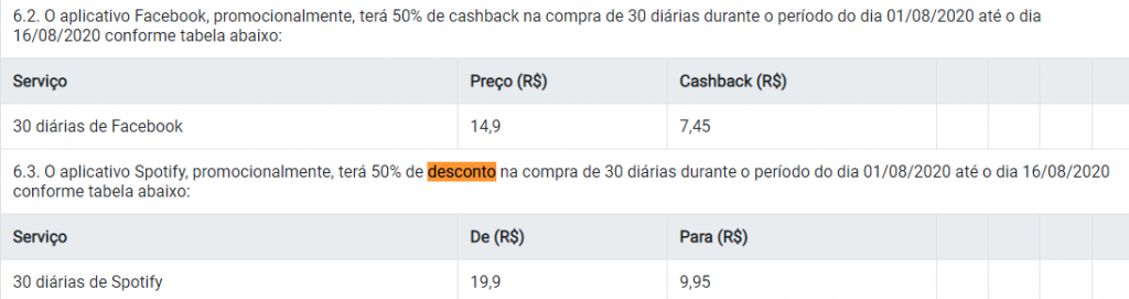 Regulamento Vivo Easy