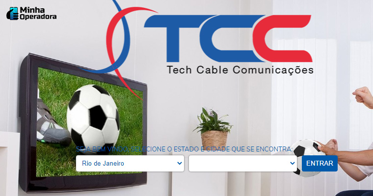 Website da Tech Cable