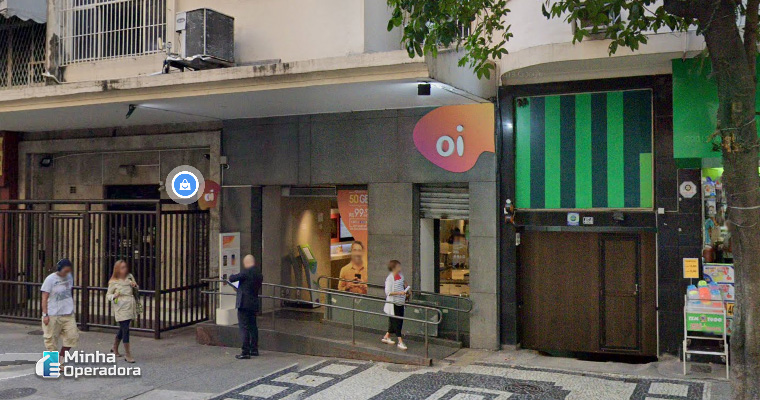 Fachada da Oi pelo Google Street View