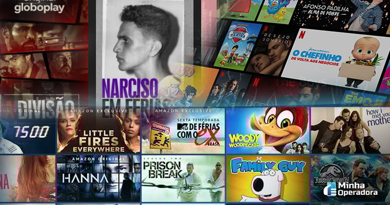 Catálogo Globoplay, Netflix e Amazon Prime Vídeo