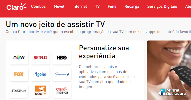 Claro Box TV terá taxa de adesão para quem não é cliente Claro