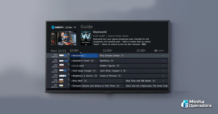 Imagem: Divulgação DirecTV - AT&T