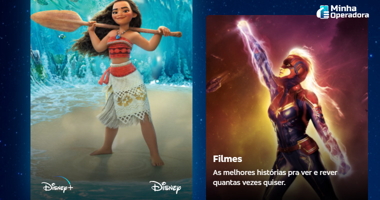 Imagem: Hotsite da parceria entre Bradesco e Disney+