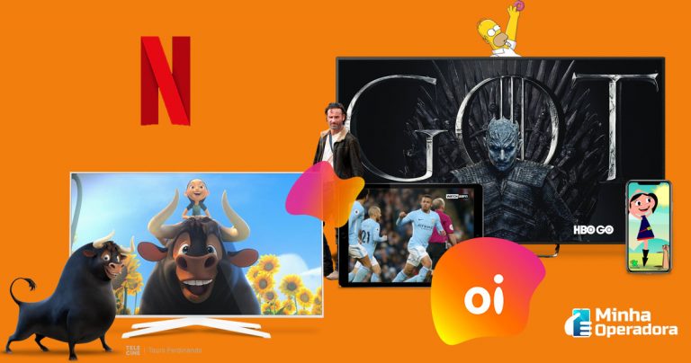 Oi TV fibra ganha acesso à Netflix