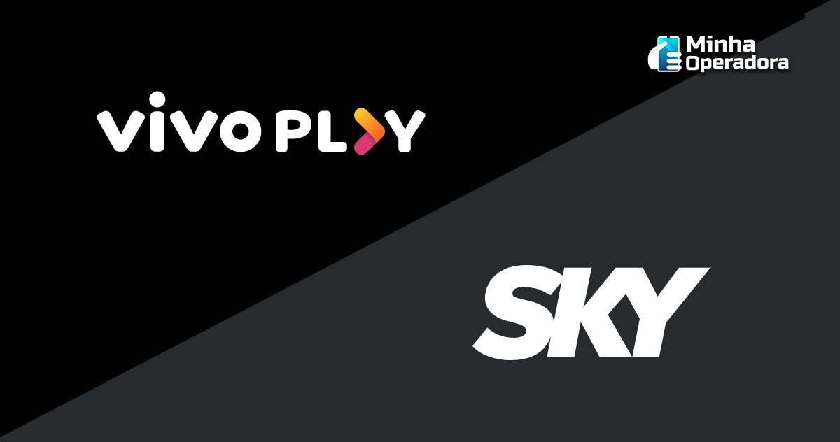 Logotipo Vivo Play e SKY