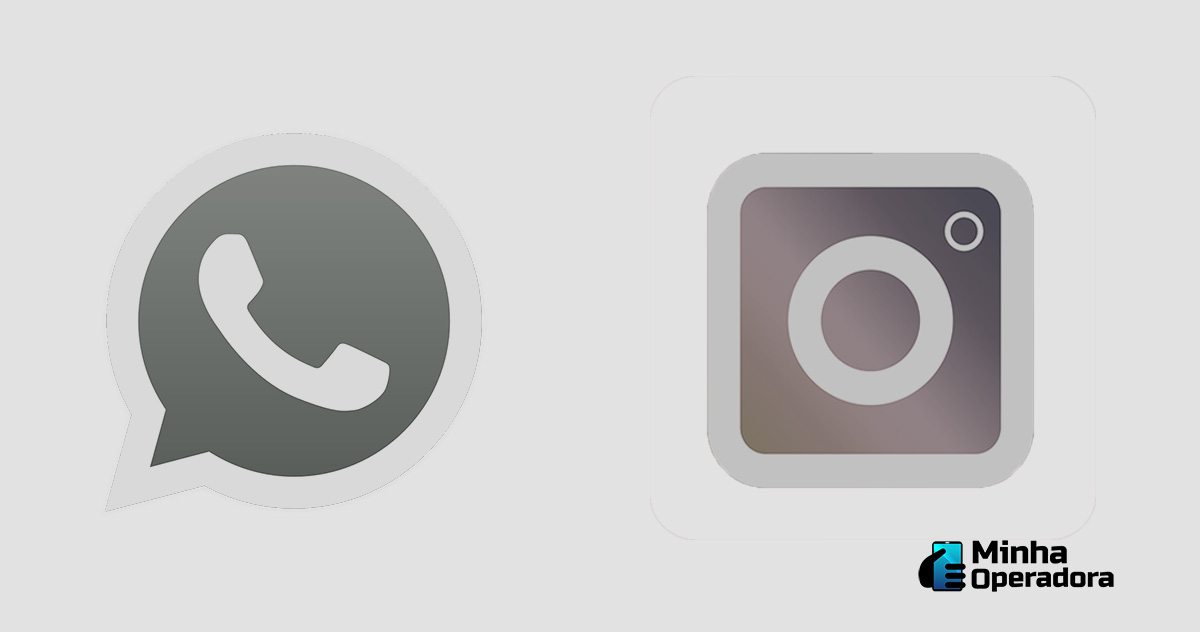 Logotipos WhatsApp e Instagram.