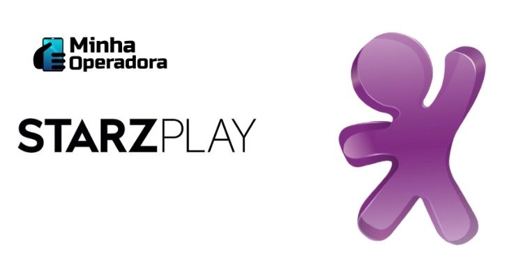 Logomarca StarzPlay à esquerda e da VIVO à direita