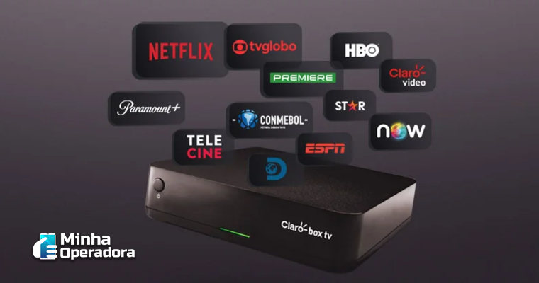 Claro anuncia Box TV com serviços de streaming e planos para