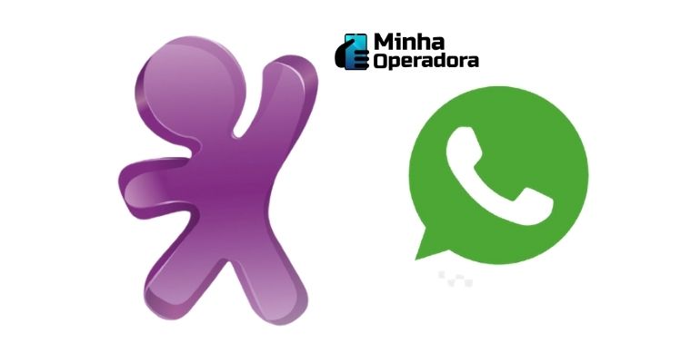 Avatar da Vivo e logomarca do WhatsApp