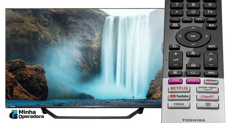 Nova Smart TV da Toshiba. Divulgação Multilaser