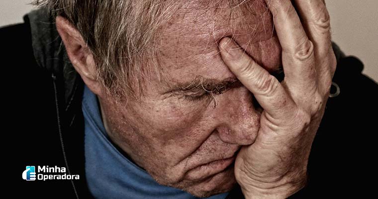 Ilustração - Homem Frustrado (Matéria Claro net - banda larga)