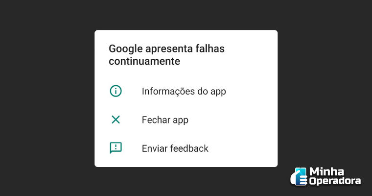 Aplicativo do Google apresenta falha nesta terça-feira