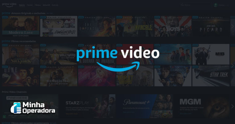 Prime Video aumenta o preço da assinatura pela primeira vez