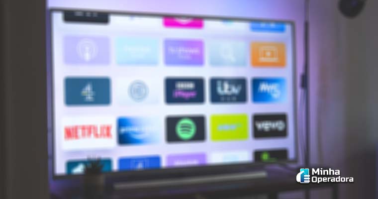 Imagem: Smart TV com apps de streaming - Nicolas J Leclercq (Unsplash)