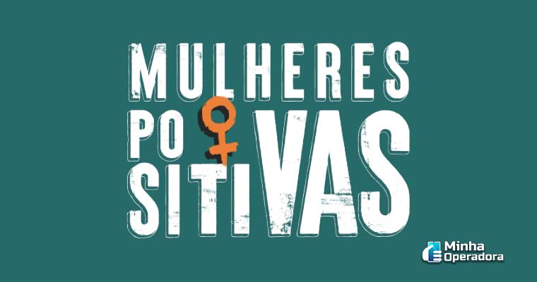 Logotipo do Mulheres Positivas, iniciativa da TIM.