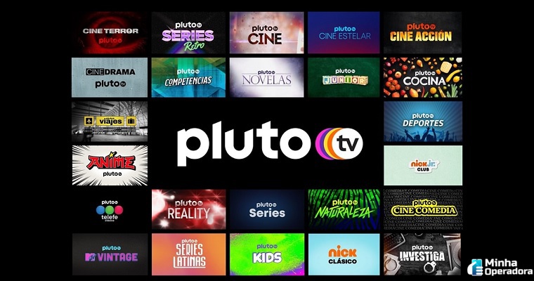 Pluto TV novos canais