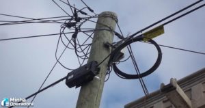 Elétricas querem autorização para cortar cabos de telecom irregulares em postes