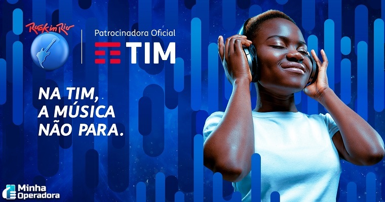 TIM lança campanha reafirmando seu apoio à música com foco no Rock In Rio
